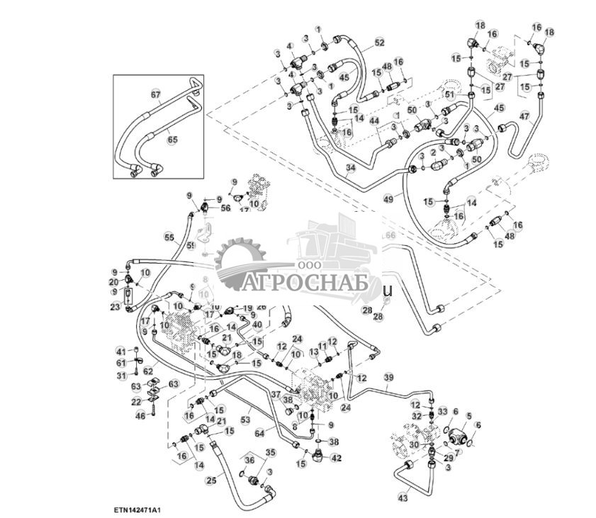Система рулевого управления, ACS™, без гидравлического тормоза прицепа - ST831539 538.jpg